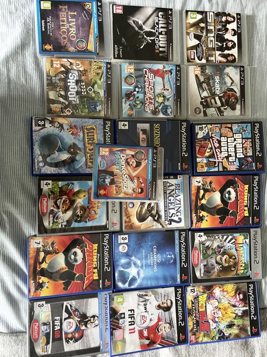 Jogos PS2 e PS3 - Ótimo estado