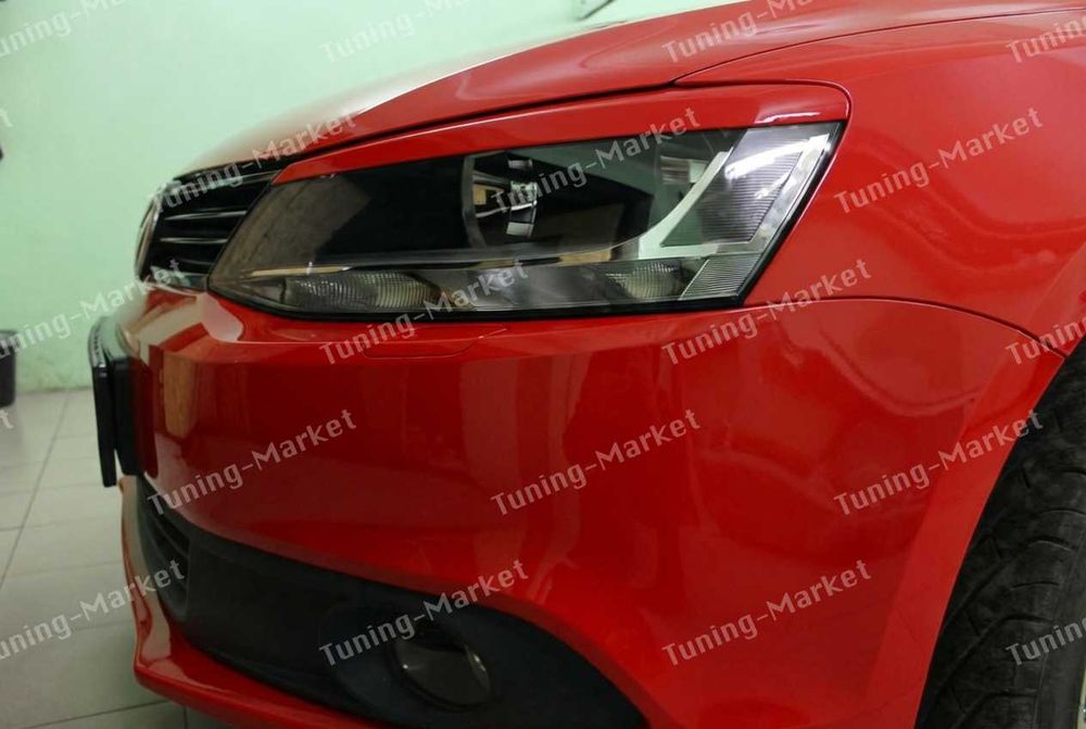 Лип спойлер на крышку багажника Volkswagen Jetta 6 Козырек на заднее стекло Фольксваген Джетта 6