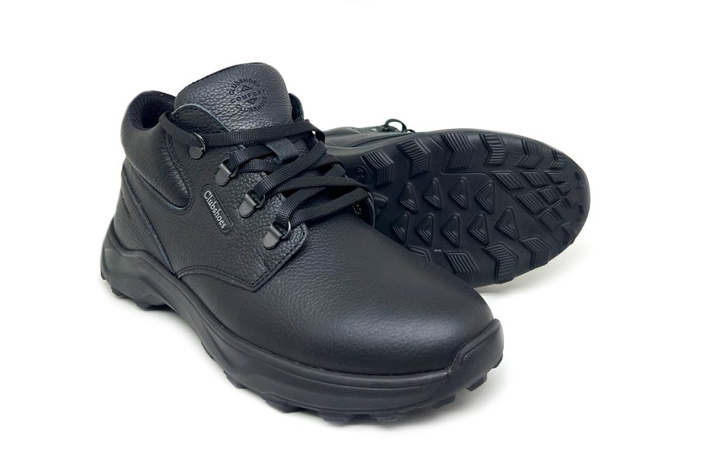 Мужские кожаные зимние полуботинки,  черевики чоловічі  шкіряні