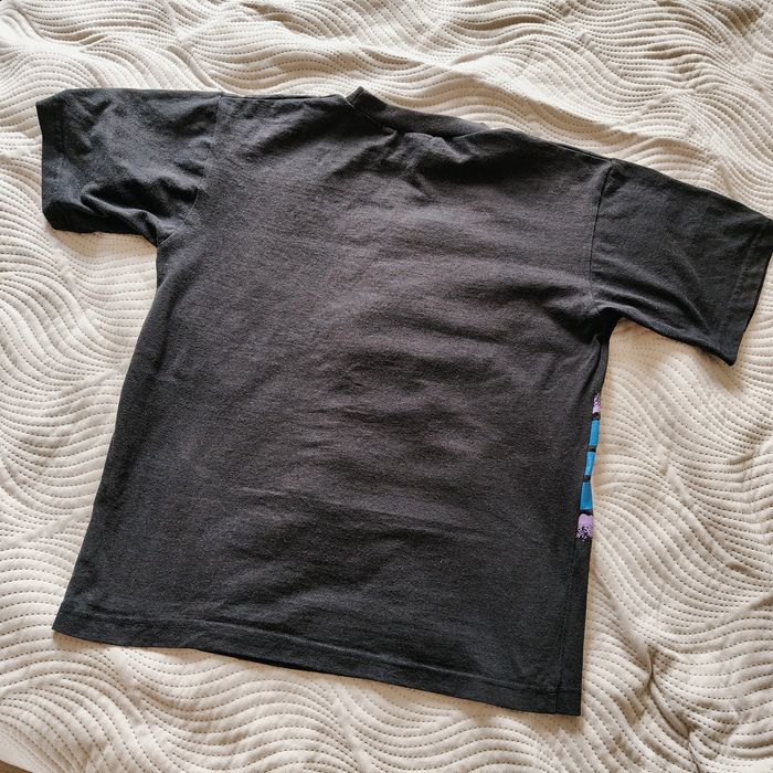 Czarny t-shirt Vintage Street Roller lata 90, Retro Skate Style