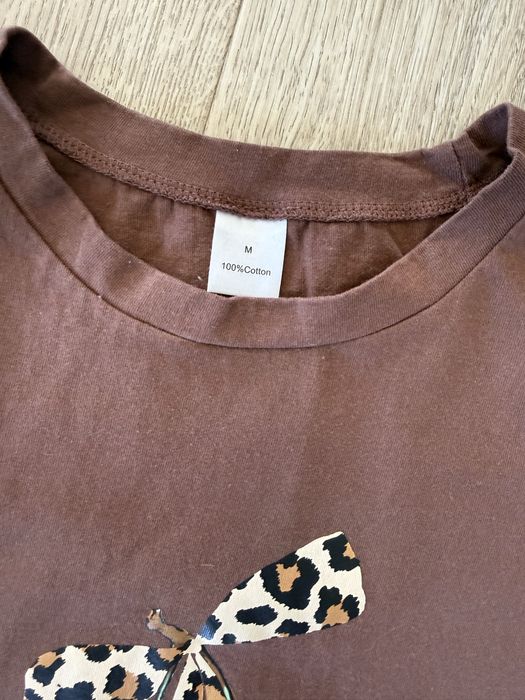 Tshirt koszulka z wisienkami bawełna