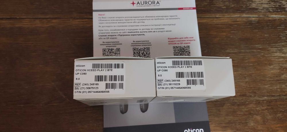 слухові апарати Oticon Xceed Play 2 BTE UP (C090)