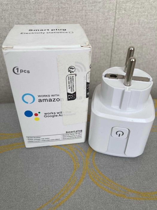 Розумна Wi-Fi розетка з таймером Tuya Smart (WH004)