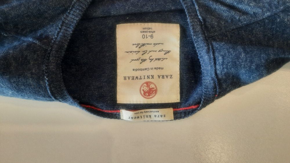 Bluza GAP i sweterek ZARA Kids 8-10 lat (140 cm)