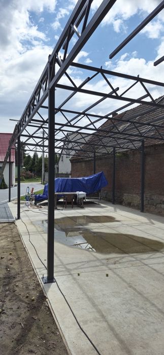 Konstrukcja stalowa 6x18 Wiata Hala