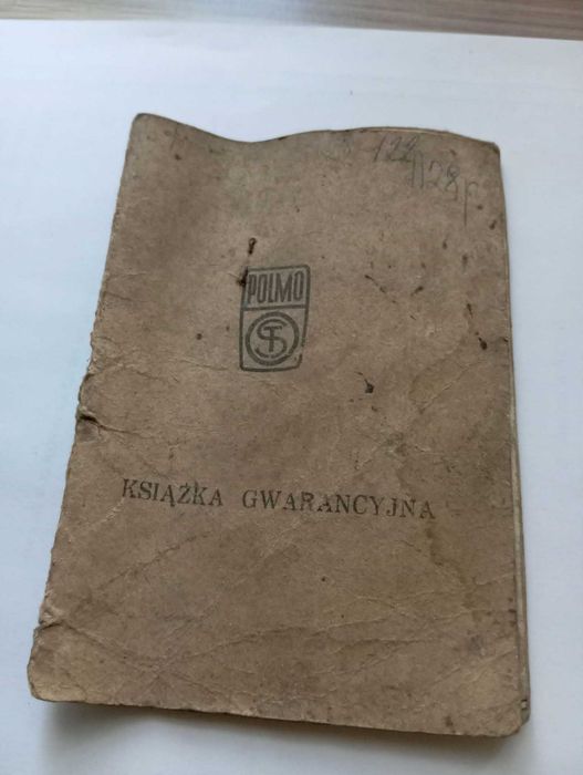 zabytkowa książka gwarancyjna  Star 28 POLMO