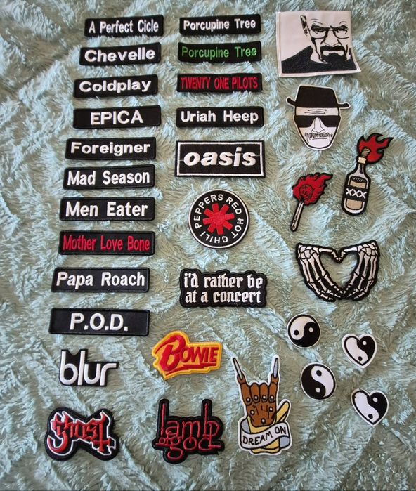 Patches de Bandas Rock Metal e Outros 2/2
