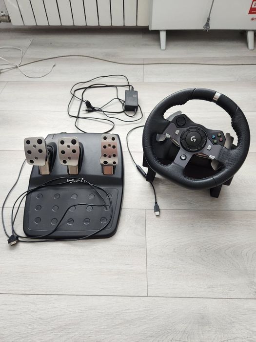 Кермо ігрове,Ігровий руль Logitech G920 Driving Force (ПК / Xbox) + педалі