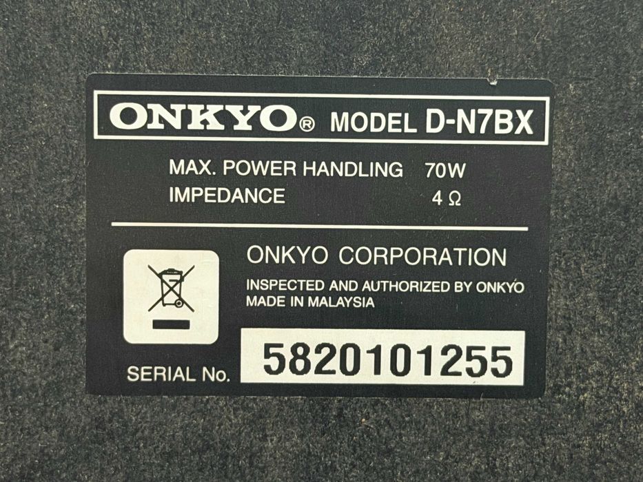 Kolumny podstawkowe Onkyo D-N7BX monitory Audio Room