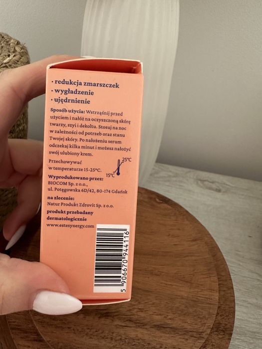 Este Synergy AntiAge SERUM na noc z peptydami miedzi 30ml