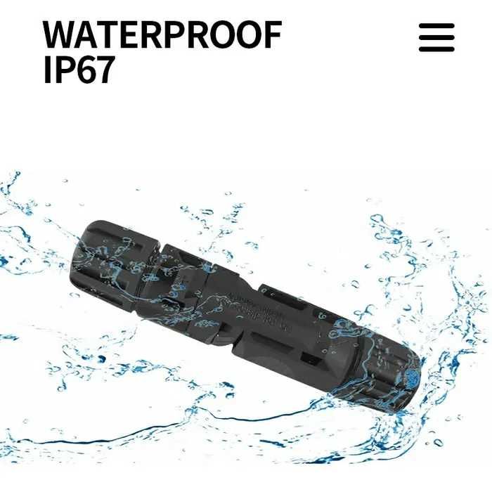 Коннектор для солнечной панели MC4 EASUN, 1 пара, 30А, 1000В IP67