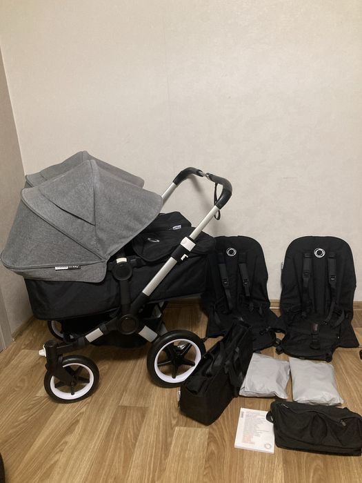 Bugaboo donkey 3 Коляска колір   Grey Melange