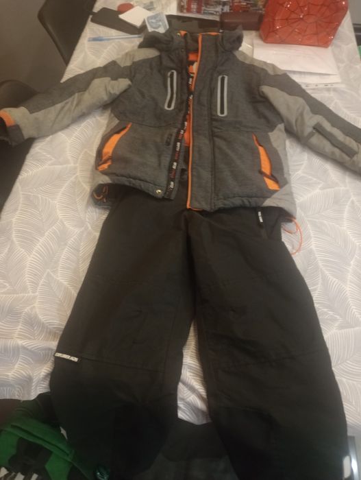 Komplet ubrania narciarskie chłopiec 122 cm