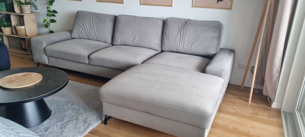 Narożnik sofa szara