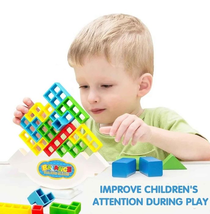 AWAVM Tetra Tower, zestaw do układania w stosy Tetris