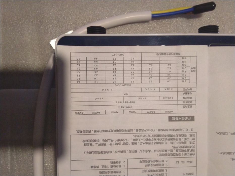 Проточний водонагрівач 6 кВт. 220В.