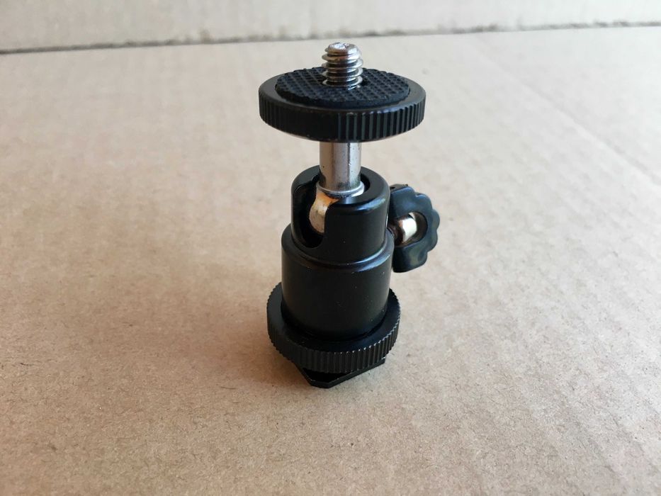 Мини штативная шаровая головка поворотный шарнир 360 резьба ¼ адаптер