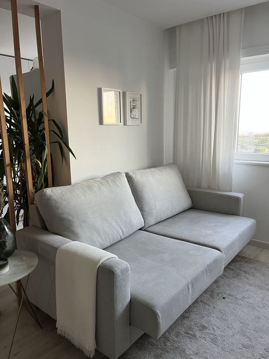 Vendo sofa cinza