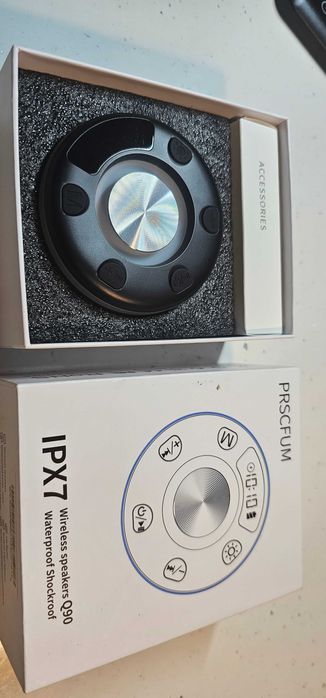 Głośnik przenośny pod prysznic Głośnik Bluetooth czarny