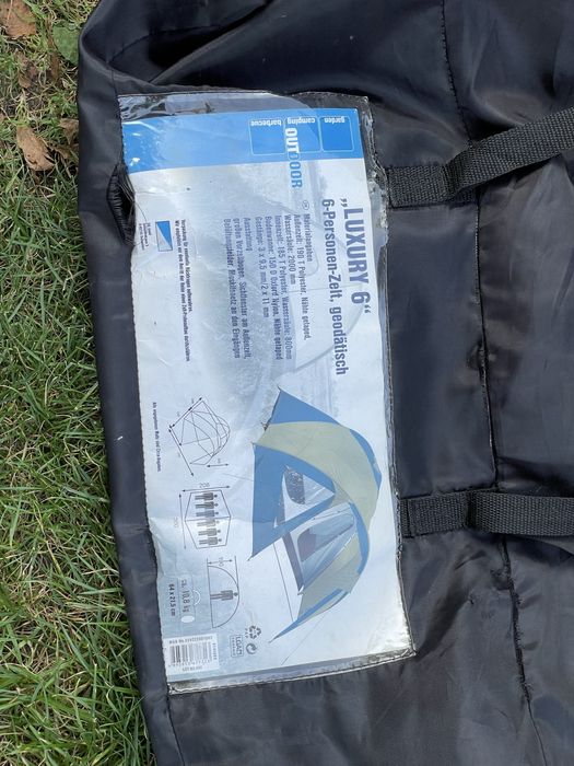 Namiot Luxury 6  6-osobowy 2000mm  Materiał