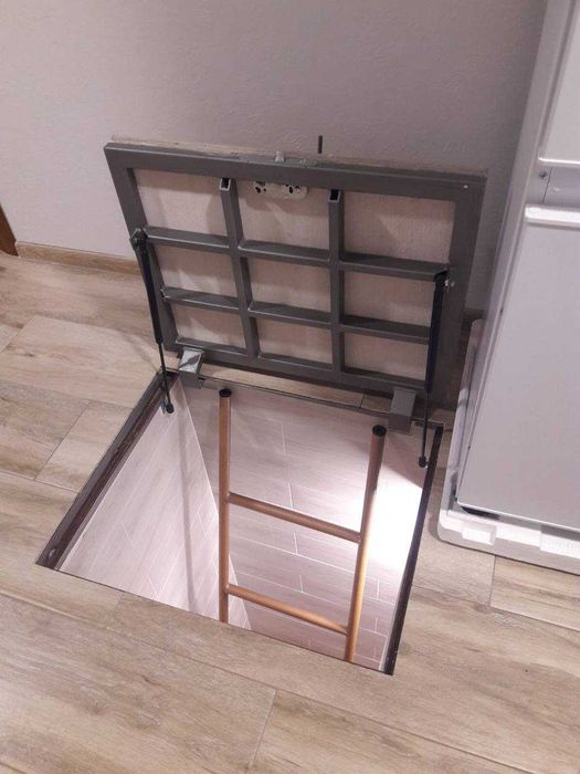 Підлоговий Люк під плитку, ламінат. Люк в Підвал. Напольный Люк. Ляда