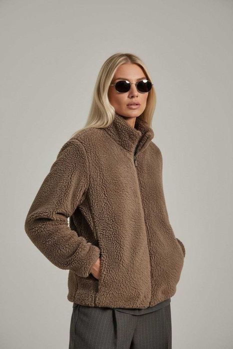 Флисовая плюшевая кофта на молнии UNIQLO, р. S/М