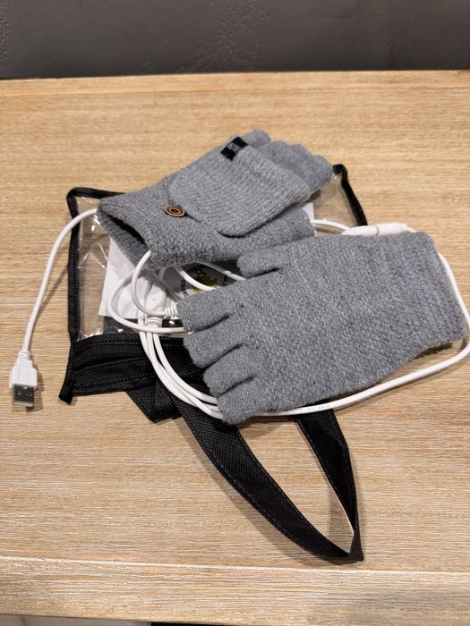 Podgrzewane rękawiczki do pracy przy komputerze, itp. USB