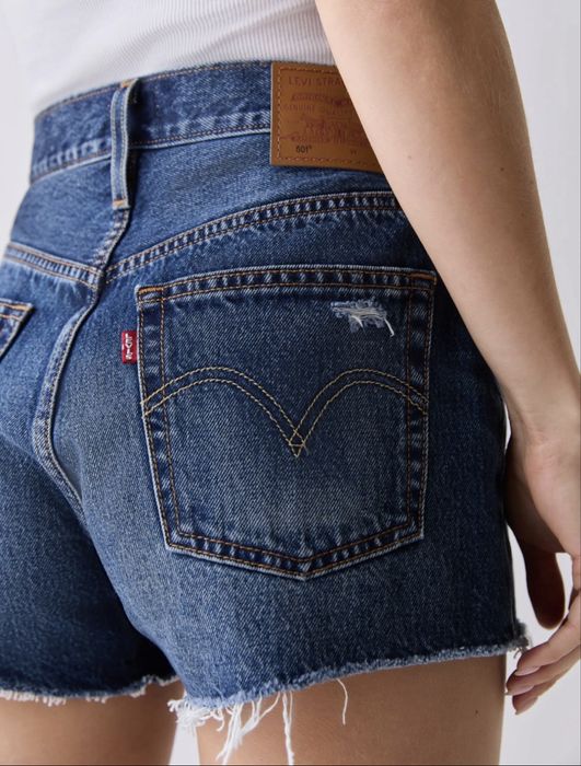 Levis s 501 цупкі жіночі шорти джинсові оригінал