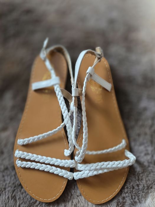 Letnie sandały BOHO z plecionymi paskami Bo'aime | Rozmiar 37 | Stan Idealny