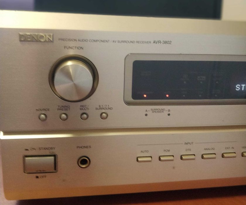 Denon AVR 3802 - legendarny amplituner AV, doskonały stan, z pilotem!