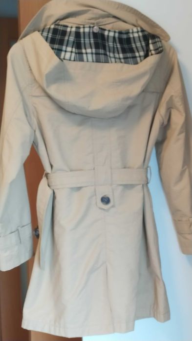 Gabardine beige  Midi.