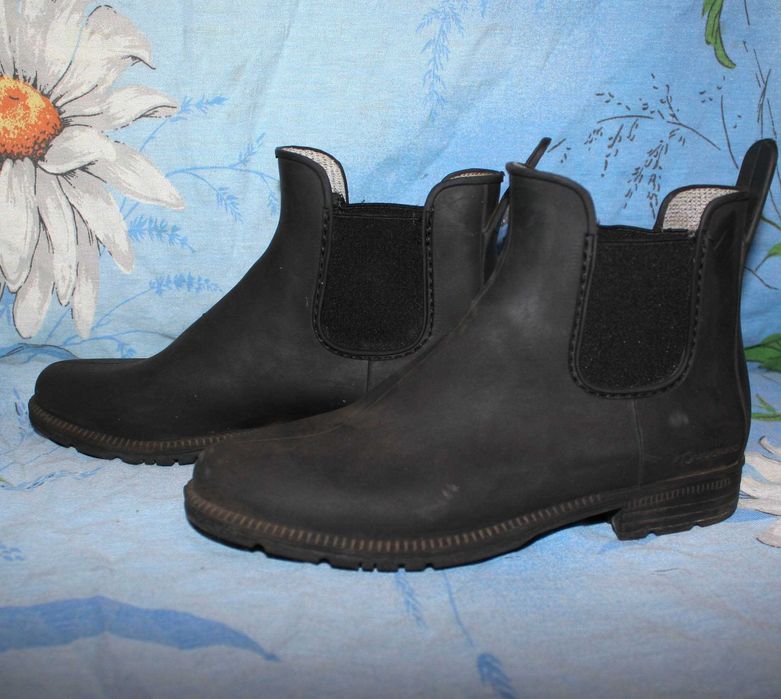 Детские резиновые челси для верховой езды Fouganza 32 р