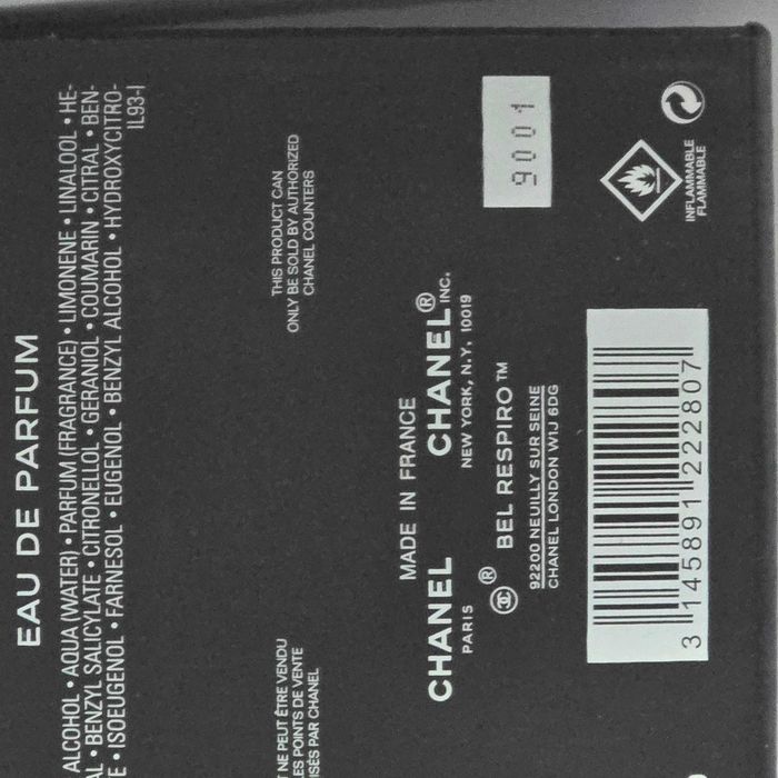 Chanel Les Exclusifs De Chanel Bel Respiro 200ml edp unisex ubytek