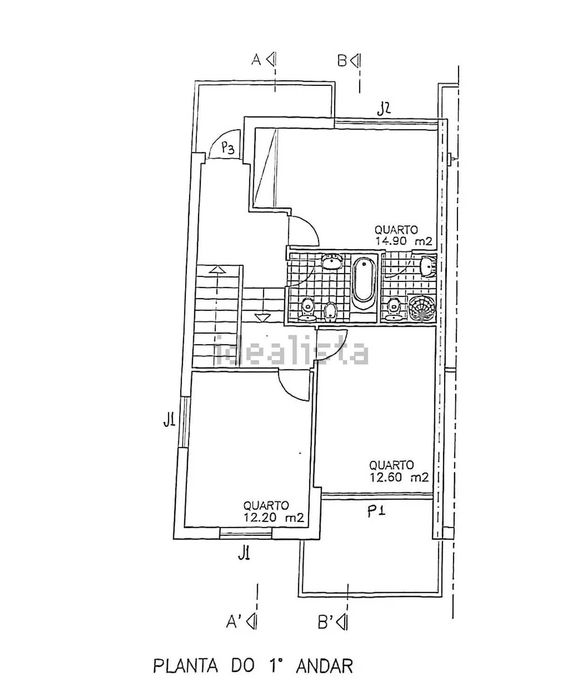 Moradia geminada à venda , Urbanização do Olheiro