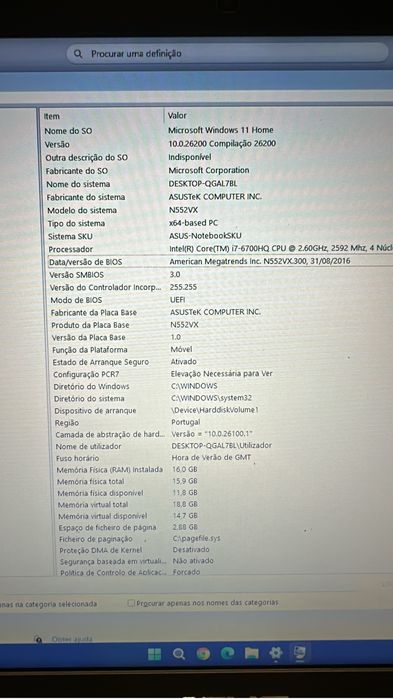 Computador ASUS