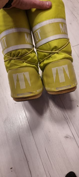 Moon boots 35-38 limonkowe, żarówy
