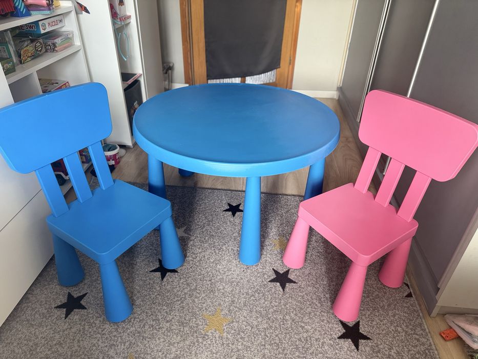 Zestaw Mammut/ krzesło/ stolik/ Ikea/ dziecko