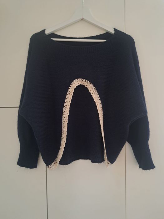 Camisola de malha azul marca we love