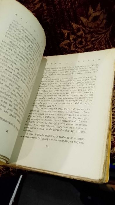 Cana ao Vento 1944 Bastos Xavier 1ª Edição