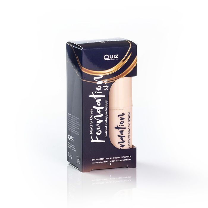 Quiz Cosmetics kryjący podkład w sticku Porcelain 7.5g