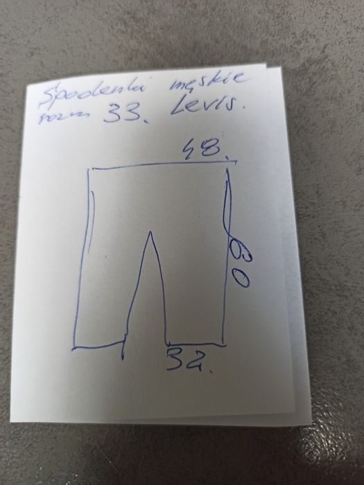 Spodenki męskie rozmiar 33 Levis
