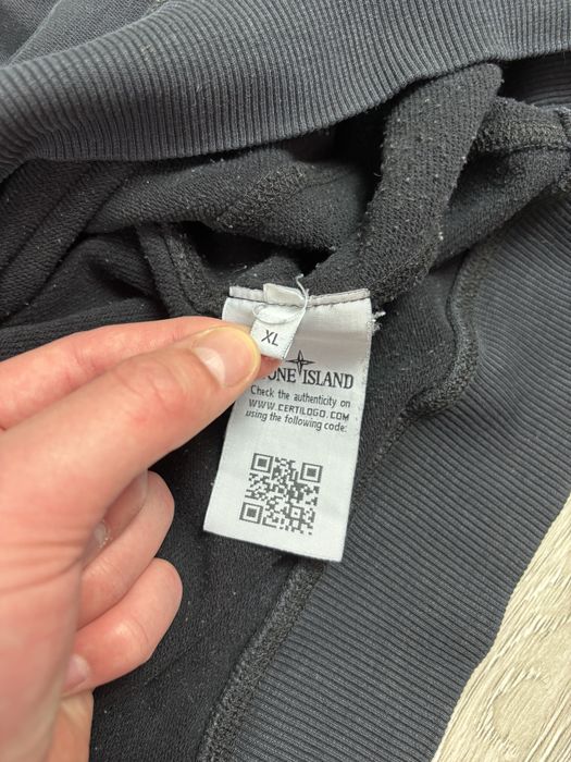 Czarna bluza z dużym logo Stone Island rozmiar XL stan bardzo dobry