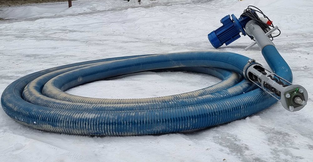 Купить гибкий шнек для зерна погрузчик транспортёр гнучкий шнек