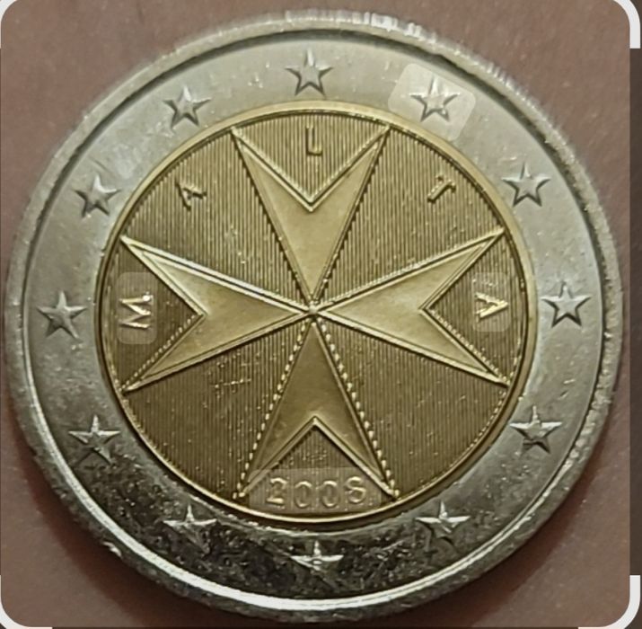 Moeda 2€, Malta 2008