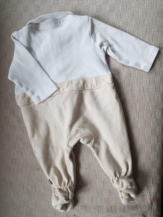 Elegancki pajacyk  r.62  (Coolclub) na chrzciny / imprezy