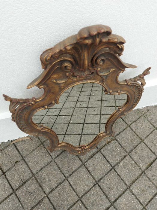 Espelho Floreado (Dourado)