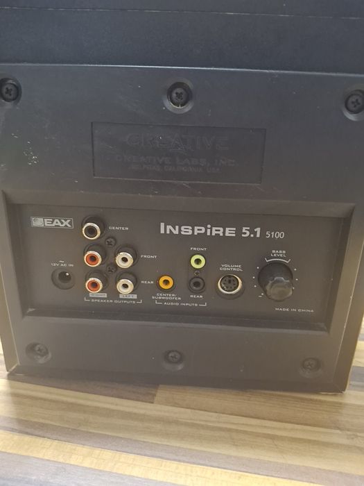 Głośniki Creative Inspire 5.1 5100 – Zestaw Kino Domowe / PC