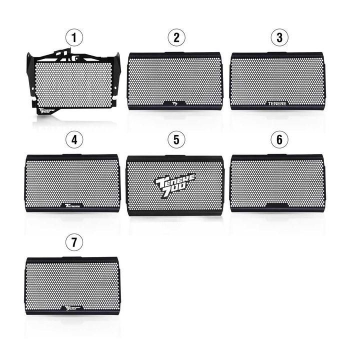 Grelha Proteção Radiador Yamaha Ténéré 700 / T7 / Rally de 2019 a 2024