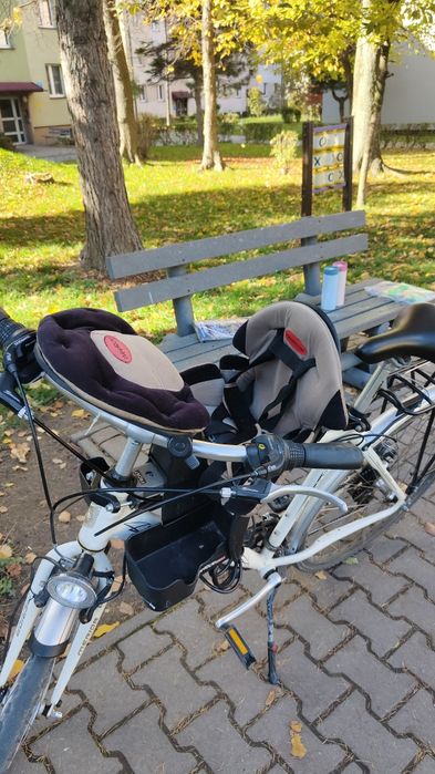 Fotelik rowerowy weeride.