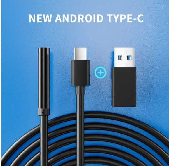 KAMERA endoskopowa inspekcyjna 2M LED USB 3w1